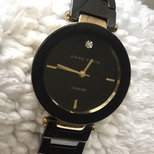 Anne Klein Women’s Black Watch